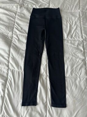 J. Crew Black Sculpt-stretch Ribbed High-Waist Leggings